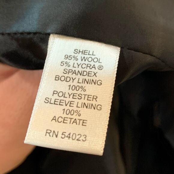 Banana Republic Women’s Size 6 Black Stretch Blazer - Picture 7 of 8